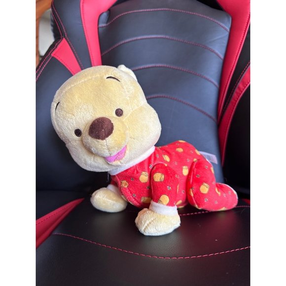 Disney Just Play Baby Winnie Pooh Bear Plush Interactive musical crawling Toy - Picture 2 of 6